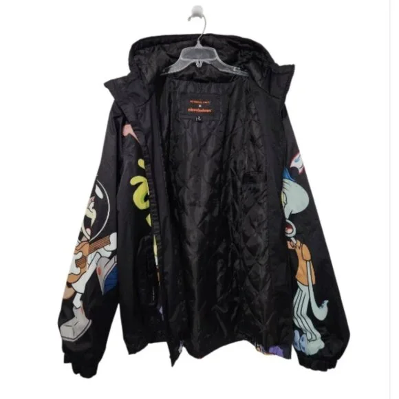 Members Only x Nickelodeon SpongeBob Hooded Jacket Quilted Lining - Picture 5 of 13